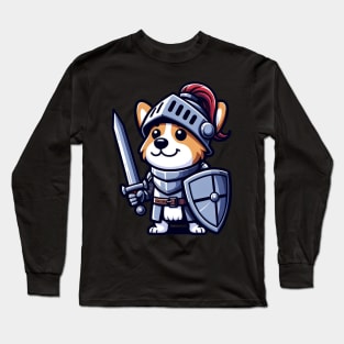 Knight corgi Long Sleeve T-Shirt